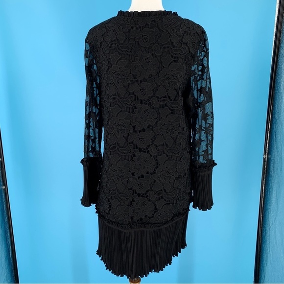 Scotch & Soda Dress Womens Black Lace Floral Stars Dark Romantic Whimsigoth - Picture 3 of 10